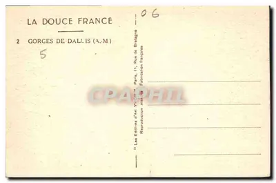 Góry Dalluis — Francja — Wydawnictwo Yvon — Rewers