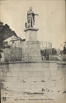 Monument Charles Félix — Nice — Wydawca nieznany, n° 459