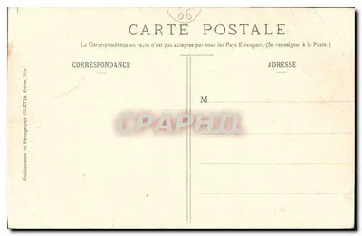 CAP FERRAT - Sous Bois — Édition Giletta, phot., Nice — Verso