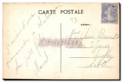 Croizant — Skalista wzniesienie nad mostem Sédelle — La Creuse Pitteresque 1196 — Rewers