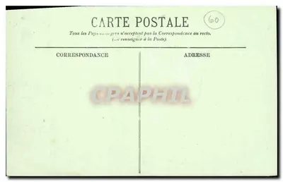 Compiègne — Façada zamku — L.L. — Rewers