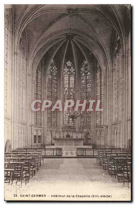 Saint-Germer — Interior da Capela (século XIII) — 25