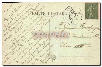A Creuse Pitoresca — Crozant, a Sadelle e vista geral das Ruínas — n° 1407 — Verso