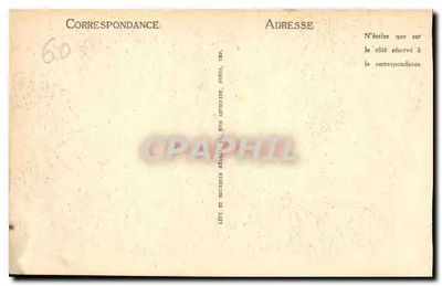 Zamek COMPIÈGNE — Salony Rady — LL — Rewers