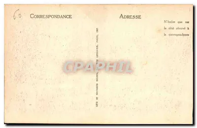 Zamek w COMPIÈGNE — Saloń Katedralny — Tapisseria Cortolan — LL — Rewers