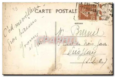Le Ruine sulla Creuse — Crozant — n°1104 — Verso