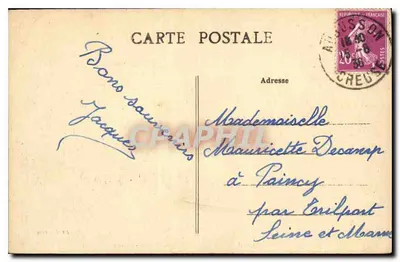 Aubusson (Creuse) — Zamek Saint-Maixent — Wyd. Charriera — Rewers