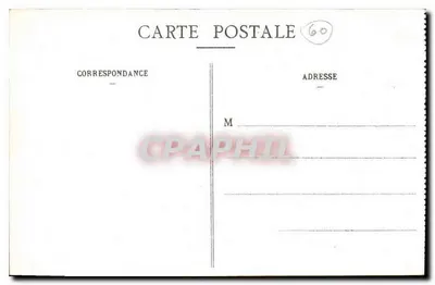 Compiègne — Pałac — Fronton główny — Dezelis, Compiègne, nr 8 — Rewers