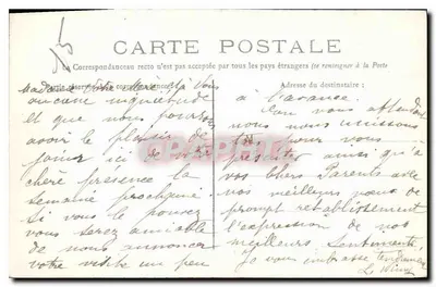 Compiègne — Banco de Napoléon — Edição Nouvelles Galeries n°37 — Verso