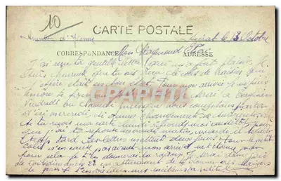 Dordogne - 1. AZÉRAT — Vista geral — Fototipia J. Bessot et Cie, Toulouse — Verso