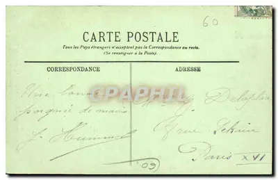 Pierrefonds — Zamek — Statua księcia Orléansa, założyciela Zamku — LL. — N° 129 — Rewers