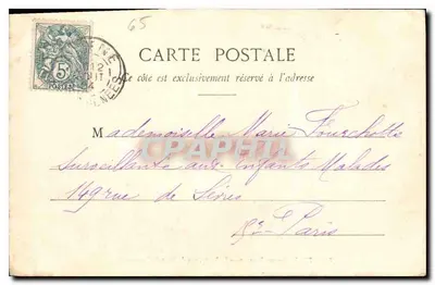 Lannemezan e seus arredores — La Neste, vista do Ponte de Montoussé — Papeterie A. Cientat, Lannemezan — Verso