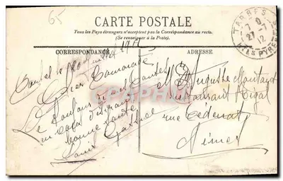 Lourdes — La Basilique — LL. n°36 — Verso