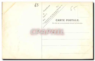 Lourdes — Bazylika, Widok z toru kolejowego — V.P. Paryż, Nr 9 — Rewers
