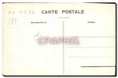 Los Pirineos — Ruta de Gavarnie, Salida del Caos — Editor no identificado, número de serie 424 — Reverso