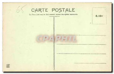 Tumba de Saint-Savin — Les Hautes-Pyrénées — Fototipo Labouche Frères, Toulouse — Verso
