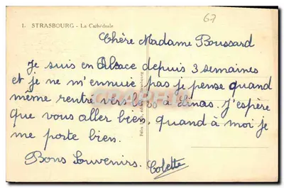 Strasbourg — Katedra — wydawnictwo Félix, n°67 — Rewers