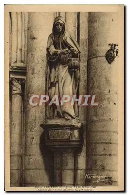 Troyes — Katedra Madeleine — Statua św. Marthe (XVI wiek) — E. Harmignies