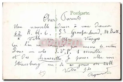 Strasbourg i. E. Münster — Katedra Notre-Dame — wydawnictwo z Strasburga — Rewers