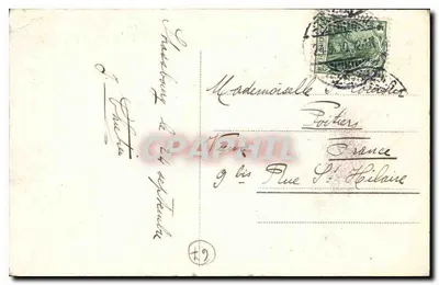 Strasbourg i. E. — Katedra — Wydawca nieznany, numer serii nieczytelny — Rewers