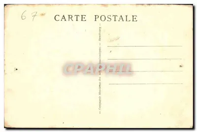 Strażburg — Cour du Corbeau — Compagnie Alsacienne des Arts Décoratifs, nr 167 — Rewers