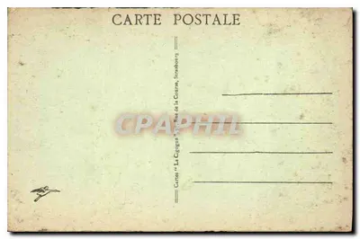 Strasbourg - Dom Kanzerzell - Restauracja - wydawca Carres "La Cigogne" — Rewers