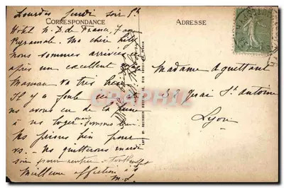Lourdes — Widok z góry — LL — Rewers