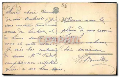 Antibes (A.M.) — Stare Mury i Alpy. — Rewers