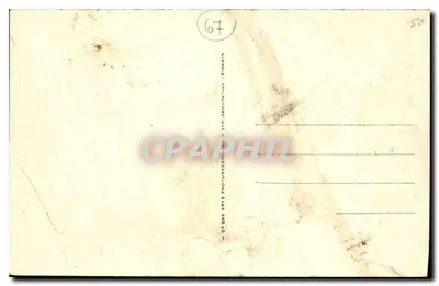 Strasburg — Katedra (strona zachodnia) — Cie des Arts Photographiques, Strasburg — Rewers