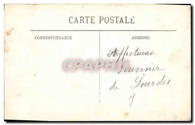 Lourdes — De Beeld van Sint-Michaël en de Basiliek — LL — Achterkant