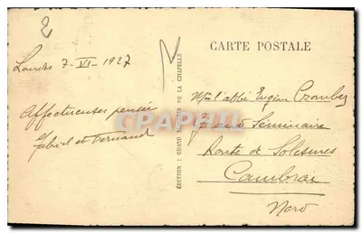 Lourdes — Bazylika, widok z góry — Pyrenées, 58 Lourdes — Rewers