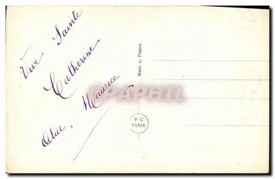 Ragazza sorridente — con rosa — editore P-C Paris n° 4481 — Verso