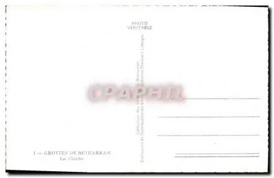 Jaskinie Betharram — La Cloche — Wydawca Théojac — Rewers