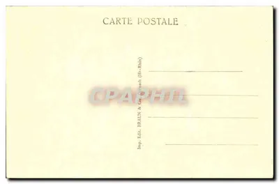 Trois-Épis — Nossa Senhora do Bom Socorro — editor Braun & Cie (Hl.-Rhin) n° 1329 — Verso