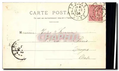 Boulevard Gambetta — Troyes — wydawca Vve Bertrand, n° 24 — Rewers
