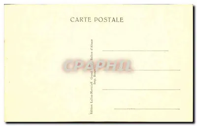 Ballon d'Alsace — O Cume — Edição Lalloz-Marczoff — Verso