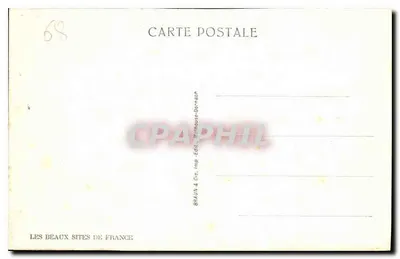 Colmar — Widok na Vosgi — seria 1292A, wydane przez BEAUN & Cie — Rewers