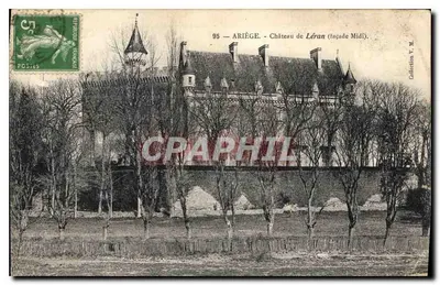 Castelo de Lérán (fachada Sul) — Ariège — editor V. M. n°95