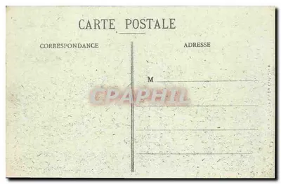 Troyes - A Catedral — vista da fachada gótica com seu campanário e sua roseira — Verso