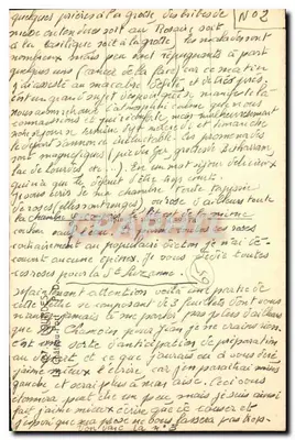 Zamek Bastylia — widok panoramiczny — wydawca nieznany, nr serii N°3 — Rewers