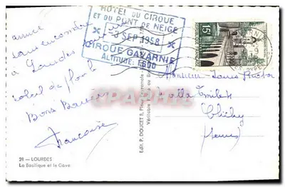 La Basílica y el Gave — Editor Edlux, n°28 — Reverso