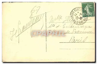 Strasburg — Orangeria — Jezioro — wydawca: Cie Alsacienne des Arts Photographiques, nr 258 — Rewers