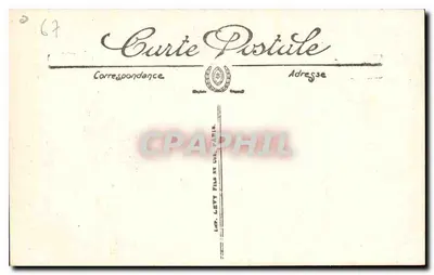 Saverne — Ruiny Haut-Barr — Portal — Fuchs, drukarz — LL — Rewers