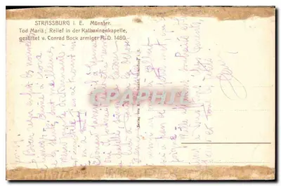 स्ट्रासबर्ग - मुंस्टर, मारिया के श्रद्धांजलि भवन का खंड, कॉनराड बॉक द्वारा बनाया गया रिलीफ, 1480 — पीछे