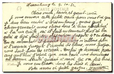 Le Donon — rzymski zamek z kolumnami — Maurice — Rewers