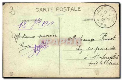Lourdes — Widok z góry na Esplanadę i Bazylikę — Fototypografia Labouche Frères, Toulouse — Rewers