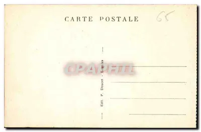 Lourdes - O Castelo-Forte e a Cadeia dos Pirineus — P.D. n°107 — Verso