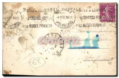 Lourdes - Góra i Bazylika — Palais du Rosaire, nr 95 — Rewers