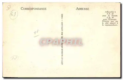 Widok z Cauterets — La Raillère - Wodospad Lutour — L.I. n°125 — Rewers