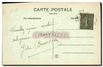 LOURDES — Wnętrze Bazyliki — Wyd. F. Viron n°16 — Rewers